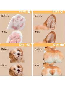 Pemotong Kuku Hewan Peliharaan Rendah Kebisingan (Dengan Lampu LED) - Dirancang untuk Anjing & Kucing: Clipper Grooming Elektrik Nirkabel Ultra Senyap, Cocok untuk Memotong Kuku, Telinga, Wajah dan Bulu Area Belakang, Kapasitas Baterai 500mAh - View 10