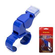 Finger Grip Referee Whistle, High Decibel Plastic Sports Whistle With Finger Ring, Detachable Silicone Mouthpiece, Suitable For Football, Basketball Games And Training - Multicolor - View 11
