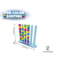 Color Matching Stacking Challenge Game, 50‑Card Speed Thinking Puzzle Toy, Educational Brain Teaser Stacking Game, Family Party Game Night Toy, 6+ Kids Ideal Birthday Holiday Gift For Boys Girls - Multicolor - View 9