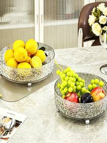 Luxury Fruit Tray Rotating Dried Fruit Candy Snack Display Plate For Home Living Room Coffee Table - Multicolor - View 1