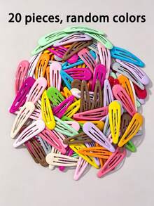 20pcs Girls Hair Clips, Non-Damaging Daily Versatile Hair Accessories For Girls - Multicolor - View 5