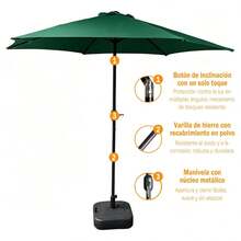 Outdoor Parasol, Stand And Base - A - View 8