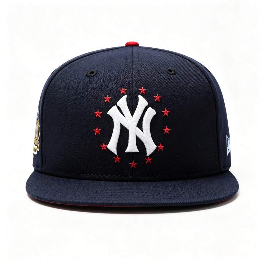 New Era 59FIFTY New York Yankees Stars Black Red 68420 - Black - View 1