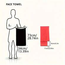 sanrou 2pcs Large Bath Towels, Soft Hand Towels, Lightweight Honeycomb Texture Towels, Suitable For Daily Bathroom Use - Multicolor - View 5