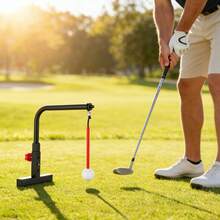 Golf Swing Trainer Set, Tool Swing Training Posture, Portable Golf Swing Trainer Set,Learning Tools, Golf Ball Training Chipping Hitting Practice Tool - 1 - View 12