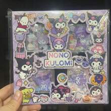 Bộ nhãn dán hoạt hình Sanrio dễ thương 1/4 hộp, nhãn dán tự dính chống nước, họa tiết tươi mới và đáng yêu, trang trí DIY cho sổ kế hoạch, bình nước, sổ tay, hành lý, vật liệu thủ công nữ tính, trang trí hàng ngày cho học sinh, quà tặng ngày lễ - Nhiều màu - Xem 14