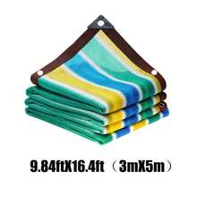 1pc Eyelet Shade Cloth Outdoor Sunshade Net - High Quality Shade Fabric Fence - Durable Tear-Resistant Easy Installation Suitable For Balcony Patio Swimming Pool Provides Excellent Shade Coverage And Privacy Protection With Hemming And Eyelets - Six-line Edge Binding and Hole Punching - View 8