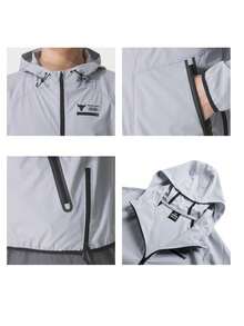 Under Armour 男士運動夾克 Pjt Rock Unstoppable Jkt 連帽訓練休閒開襟外套 1380538-011 - 灰色 - 查看 11