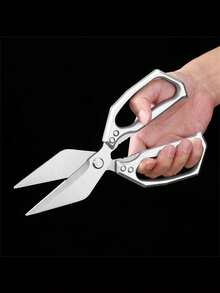 1pc Large Poultry Scissors, Kitchen Shears, Fish Bone Scissors, Multi-Function Stainless Steel Chicken Bone Scissors, Suitable For Cutting Chicken, Duck And Fish, Baking And Meal Preparation, High-Quality Kitchen Utensils. Thanksgiving Turkey - Multicolor - View 11