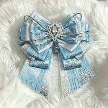 1pc Satin Ribbon Bow Brooch Pin Corsage, Anime Cosplay Fan Support Concert Live Event Lolita Ita Bag Accessory Charm Pendant, Mass-Produced Jirai-Kei Style Decorative Peripheral - A - View 8