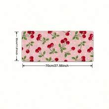 Cherry Polka Dot Gaming Mouse Pad - Featuring Non-Slip Rubber Base, Washable Surface, And Fun Design Suitable For Office, School, And Home Decor, Perfect For Your Keyboard And Mouse - Cherry Polka Dot - View 9