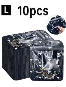 100/30/10 Clear Self-Sealing Jewelry Bags, Anti-Oxidation Jewelry Bags, Jewelry Zipper Bags, Dust-Proof Clear Jewelry Storage Bags, Clear Portable Jewelry Bags, For Convenient Jewelry Storage And Display. - Multicolor - View 18