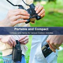 40*22 High Definition Zoom Portable Binoculars, Long Range Binoculars, High Magnification Outdoor Binoculars - Binoculars - View 5