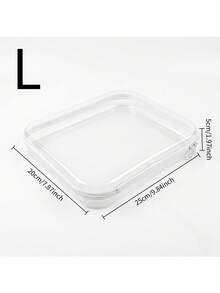 Clear Hard‑Shell Portable Travel Organizer Set , Zipper Hard Plastic Cosmetic Toiletry Storage Case , Waterproof Dustproof Shockproof Reusable Multi‑Purpose Container For Business Trip And Daily Use - Multicolor - View 14