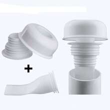 1pc Silicone Drain Pipe Deodorizing Seal Ring & Deodorizing Plug 3 Pieces Set - White - View 12