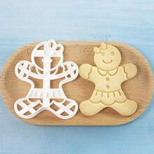 1 cái/4 cái khuôn cắt bánh quy hình người gừng Noel, phù hợp cho fondant, phô mai, bánh quy, bánh ngọt, sandwich, bánh mì, dụng cụ nướng bánh, dùng để trang trí bánh ngọt DIY, phụ kiện dụng cụ nướng bánh nhà bếp, quà tặng Giáng Sinh, trang trí mùa đông Giáng Sinh - Nhiều màu - Xem 13