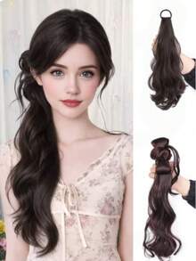 Curly Bun Wig, With Braid-Able Ponytail Extensions, Korean Wig, Suitable For Cheongsam Hairstyles - Multicolor - View 7