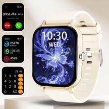 Smart Watch With 180mAh Large Capacity Battery; 1.83-Inch HD Screen; Wireless Calling; Message Notification; Weather Forecast; Watch Face Wallpaper; Colorful Strap; Fashion Style; Best Gift Choice, Suitable As Gift For Friends, Holiday Gift - Multicolor - View 10