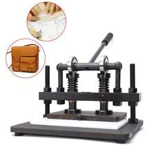 Manual Leather Die Cutter Leather Cutting Machine Steel Plate Press DIY Craft Making Clicker Press Embossing Cutting Machine For Paper Foam Fabric Lea - L2VID5Q000-1@Style - View 4