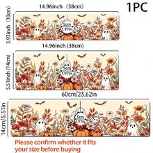 1pc Halloween Ghost Pumpkin Pattern, Sink Faucet Absorbent Mat, Drainage Mat, Suitable For Kitchen, Bathroom Sink, Countertop, Drainage Mat, Diatomaceous Earth Material, Trimmable, Quick-Drying Mat - Multicolor - View 9
