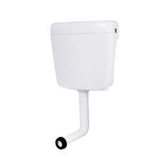 Flush Pipe & Accessories Included, White Plastic Surface-Mounted Cistern Freestanding Toilet - B - Übersicht 1