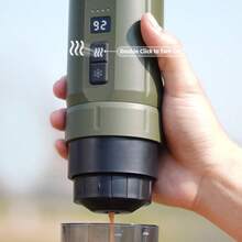 HiBREW H4C Portable Coffee Maker 3-In-1 Multi-Functional, Supports Hot/Cold Brew, 100ml Large Capacity Water Tank, USB/Power Charging, Removable Battery, Ideal For Outdoor/Hiking/Camping - Portable coffee machine sets - View 7