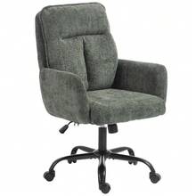 Ergonomic Office Chair, Adjustable Height Desk Chair, Wide Seat, Tilt Function, Dark Green - Green - View 6