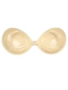 1pc Invisible Adhesive Bra With Hand-Hold Design, Front-Closure Lift-Up Breast Pads, Small Chest Enhancing Lingerie Accessory For Wedding Dress And Evening Gown - Multi-color - View 14