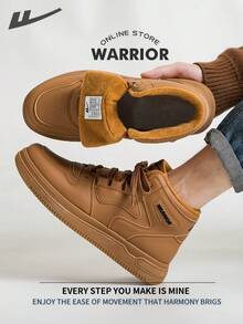 Warrior Men's Board Shoes Spring And Autumn Comfortable Modest Style Casual Yet Sleek Sneakers All-Day Wear Training Sneakers Running Shoes - Khaki - View 2