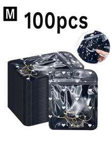 100/30/10 Clear Self-Sealing Jewelry Bags, Anti-Oxidation Jewelry Bags, Jewelry Zipper Bags, Dust-Proof Clear Jewelry Storage Bags, Clear Portable Jewelry Bags, For Convenient Jewelry Storage And Display. - Multicolor - View 15