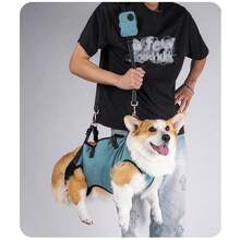 Shockproof Dog Lift Harness For Senior Pets With Containing Garbage Samll Bags,Designed Specifically For Small And Medium-Sized Dogs, It Offers Comprehensive Support, Providing Full Back And Chest Support. The Reflective Strip Design Makes. - Multicolor - View 11