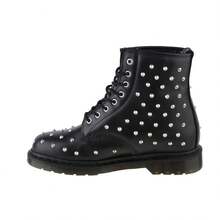 Dr. Martens دكتور مارتنز 1460 ستد - بوتات بوفير سوداء للجنسين DM27040001 - الأسود - مشاهدة 2