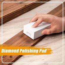 3 Buah Bantalan Poles Tepi Berlian Elektroplating Putih 60 Grit, Blok Gerinda dan Poles Genggam untuk Keramik, Kaca, Batu, dan Penajam Pisau - 3 Buah 60 Grit - View 6