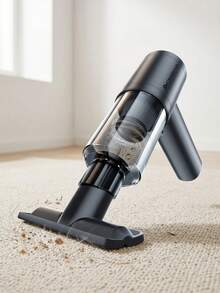 CHIGO Anti-Suction Decay Wireless Vacuum Cleaner With Multi-Speed Adjustment, Deep Carpet Cleaning, Handheld Vacuum, 2-In-1 Mite Removal And Dust Suction, Solves Bed Mite And Dust Cleaning Problems, Household Wireless Vacuum Cleaner - Black - View 1