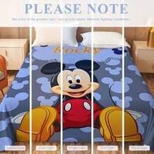 asmodee Anime-Themed Flannel Blanket, Customizable With Personalized Name/Nickname, Classic Manga Illustration Style, Dynamic And Energetic, Vibrant Character Colors, Soft Texture, Suitable For Sofa Throw, Nap Blanket, Bedding Decor - Multicolor - View 7