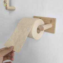 Desktop Toilet Paper Holder, Commercial Multi-Function Wall-Mounted Storage Rack, Aesthetic Toilet Paper Holder, Hotel Bedside Dedicated Paper Holder - Khaki - View 9