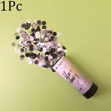 1pc/4pcs/Set Happy New Year Paper Confetti Firework Cone New Year's Eve Atmosphere Props Confetti Sprayer Small Firecrackers Ribbon - Multicolor - View 14