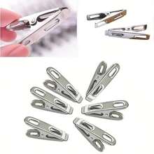 30pcs Heavy Duty Stainless Steel Clothes Pegs, Non-Slip Grip Laundry Clips, Rust-Proof Indoor/Outdoor Drying, Suitable For Laundry, Plants, Crafts, Durable Metal Clothes Pegs, Laundry Accessories, Clothes Clips - A - View 7