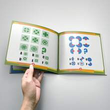 Cuadernos de actividades de pensamiento lógico, juegos de razonamiento visual, emparejamiento de formas, rompecabezas de equilibrio, clasificación de patrones, reconocimiento espacial, práctica de observación y resolución de problemas para el aprendizaje y entrenamiento cerebral - Cuadernos de actividades de pensamiento lógico - Ver 9