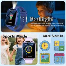 Children's Smart Watch, Make Calls, Message Notifications, Calculator, Sports Functions, Camera Control And Music Playback, Weather Information, Multiple Sports Modes, High Cost-Performance, Perfect Gift - Pink - View 2