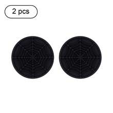 Creative Silicone Car Cup Holder Coaster, Round Universal Anti-Slip Cup Mat, Halloween Personalized Car Interior Decor, Waterproof Wear-Resistant Easy To Clean, Gothic Style Car Interior Accessory - Multicolor - View 12