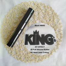 0.4mm Thick 3D Embossed Heat Transfer Vinyl - 3D Embossed Vinyl, Suitable For T-Shirts, Hats, Bags, Etc. Can Be Carved Using Engraving Machines. - L - View 58
