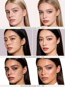 CATKIN Panda Land Coverage Cushion BB Cream, Breathable Hydrating Foundation Nourishing Poreless Face Makeup Save For Sensitive Skin, Sheer Finish - C04 Buff - View 11