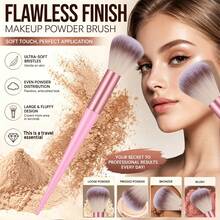 15pcs Pink Makeup Brushes Set, Soft Synthetic Cosmetic Brush Kit For Foundation Powder Blush Eyeshadow Concealer, Professional Makeup Tools For Daily Makeup Application - Multicolor - View 3