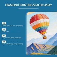 Diamond Painting Sealing Spray, Dust-Proof Anti-Discoloration Transparent Sealant For Handmade Crafts - A - View 7