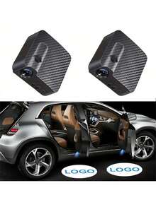 2pcs Car Door Welcome Light LED High Definition Projection Lamp Decoration - 2pcs - View 12