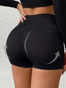 Oillpretty Pantalones cortos moldeadores de cintura alta para mujer, ropa interior moldeadora sin costuras, adecuados para fitness y uso diario, ropa interior de mujer, pantalones cortos, ropa moldeadora colombiana - Negro - Ver 5