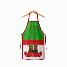 The Grinch Christmas Series Printed Apron, Waterproof & Stain-Resistant, Creative & Funny Kitchen Apron, Christmas Decoration - Multicolor - View 8