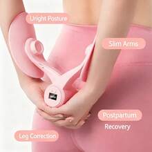 1pc Pelvic Floor Muscle Trainer With Counter Kegel Exerciser Hip And Inner Thigh Exercise Equipment For Hip/Butt/Arm/Leg - Multicolor - View 6