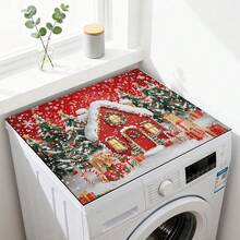 1PC Christmas Element Welcome Mat, Diatomite Absorbent Small Rug, Non‑Slip Floor Mat For Stove Coffee Machine Water Bar Counter, Christmas Halloween Home Decor, Indoor Outdoor Doormat For Front Door Kitchen Area - Multicolor - View 13